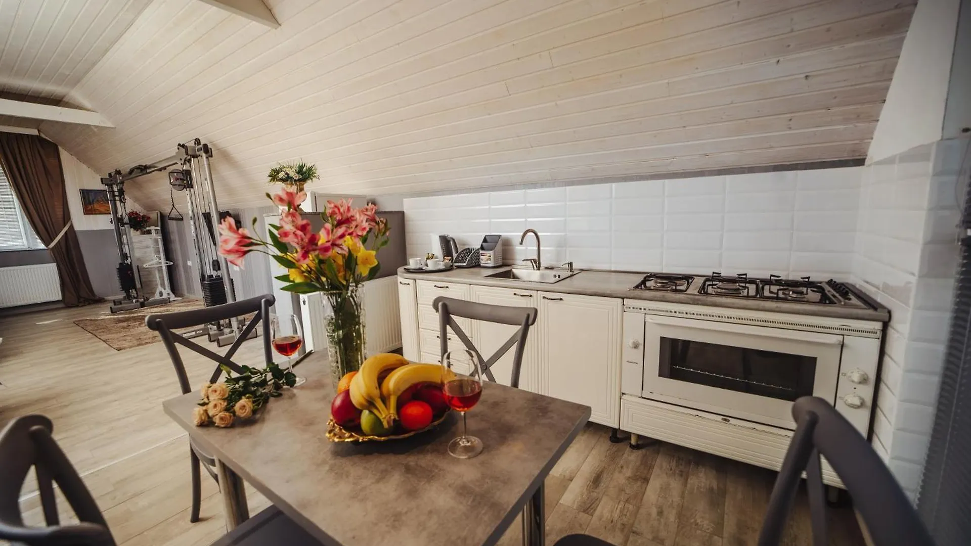 Rustaveli Three Bedroom Apartment Duplex With A Yard Tbilisi